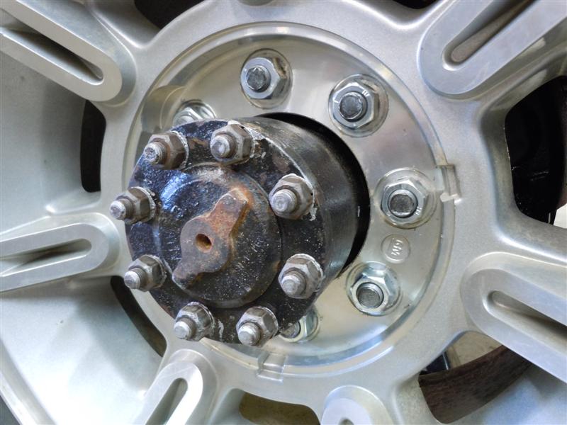 Dodge dually Dana 702U (1989) disc brake conversion